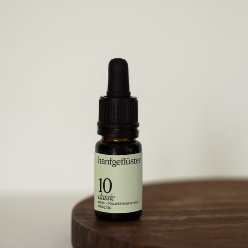Hanfgeflüster Vollspektrum CBD Öl 10% Moodbild
