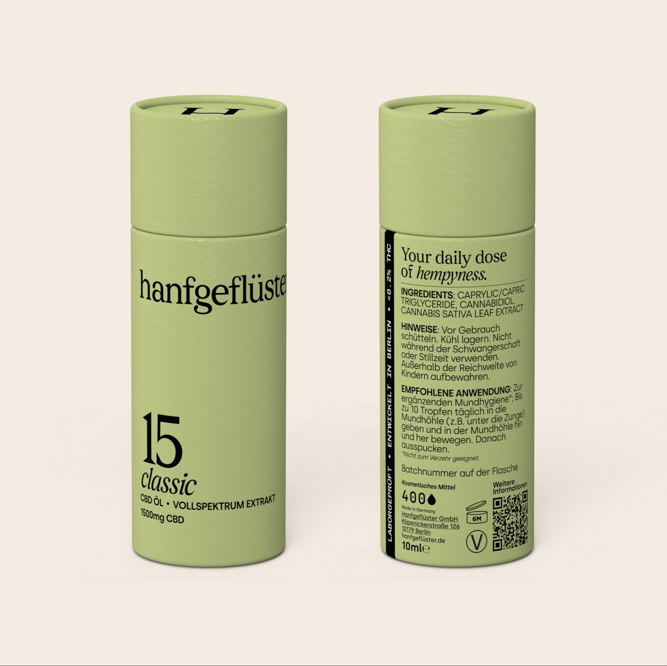 Vollspektrum CBD Öl 15%