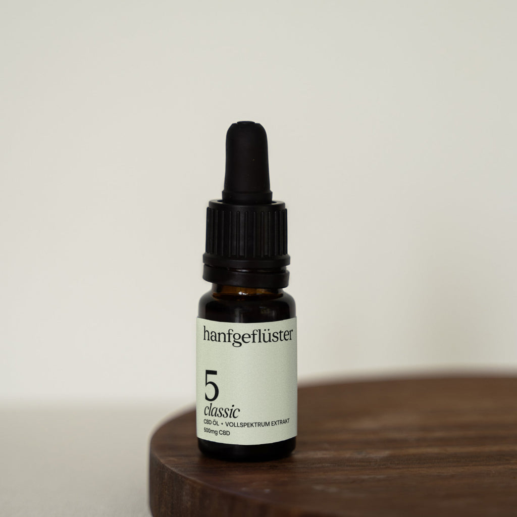 Hanfgeflüster Vollspektrum CBD Öl 5% Moodbild