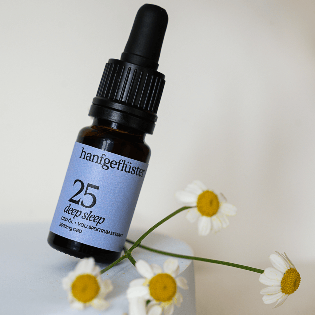 Schlaftropfen - Hanfgeflüster CBD Schlaföl 25% Moodbild